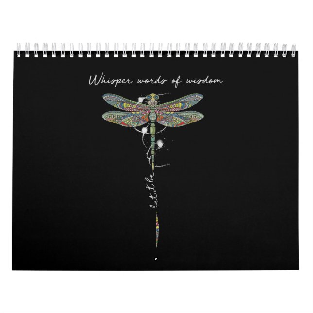 Calendario Palabras De Sabiduría Brocade Dragonfly (Tapa)