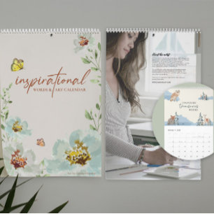 Calendario Palabras inspiradoras y citas inspiradas por la na