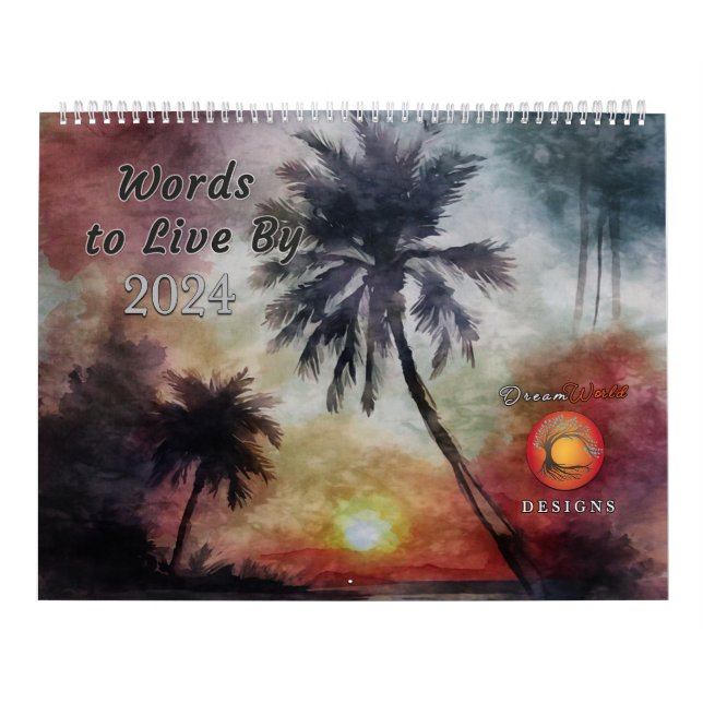 Calendario Palabras Por Vivir - 2024 (Tapa)