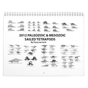 Calendario Palaeozoic 2012 y Tetrapods navegado mesozoico