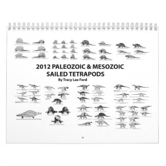 Calendario Palaeozoic 2012 y Tetrapods navegado mesozoico