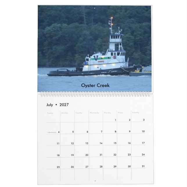 Calendario Paleta Bros. En el río Hudson 2016 (Jul 2027)