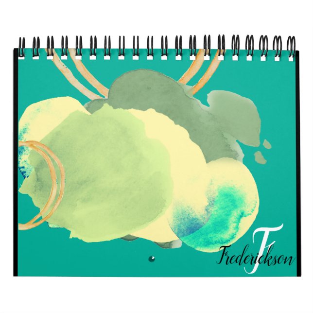 Calendario Paleta de color estético 2021 (Tapa)