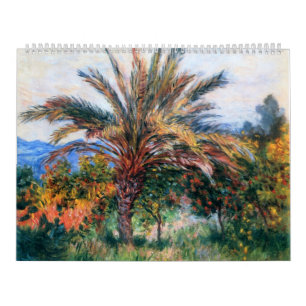 Calendario Palmera en Bordighera - Claude Monet