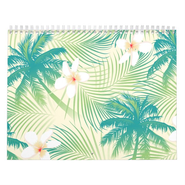 Calendario Palmeras tropicales de verano (Tapa)