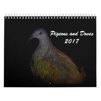 Calendario Palomas y palomas 2017