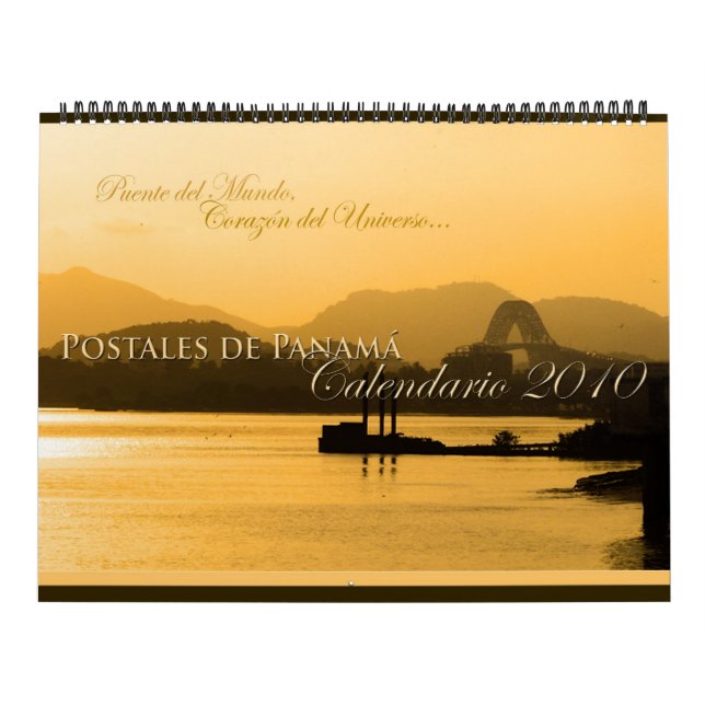 CALENDARIO PANAMÁ POSTALS 2010 (Tapa)