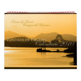 CALENDARIO PANAMÁ POSTALS 2010