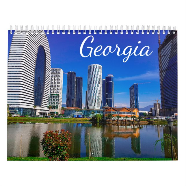 Calendario Panorama de la arquitectura de Tbilisi Barumi en G (Tapa)