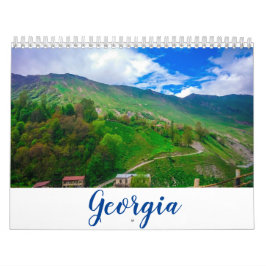 Calendario Panorama de la arquitectura natural de Georgia Tbi