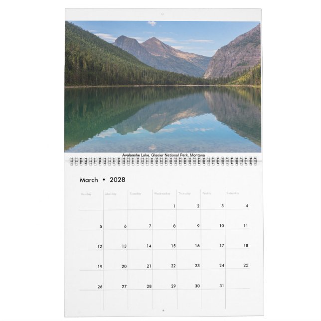 Calendario panorámico de 18 meses (Mar 2028)