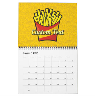 Calendario Papas fritas