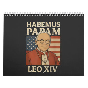 Calendario Papel Habemus Papa León XIV Iglesia Cristiana
