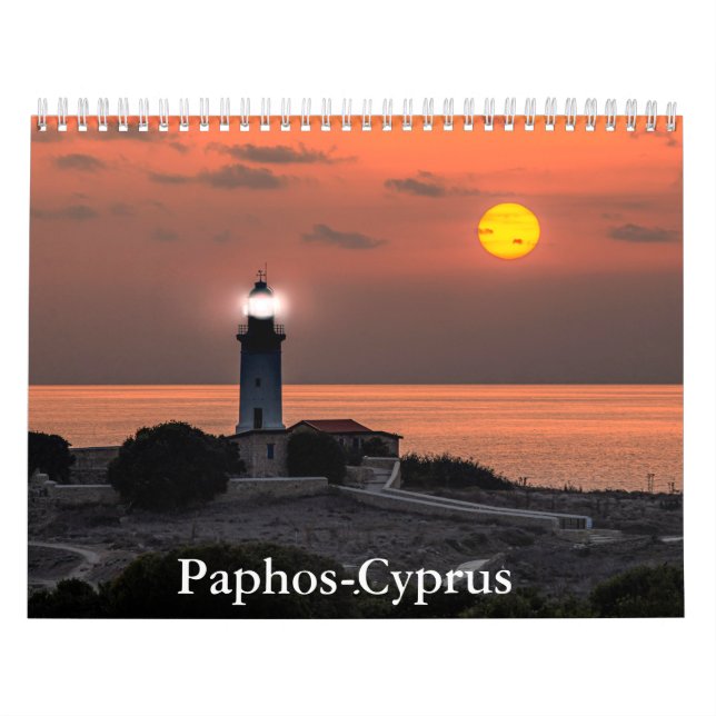 Calendario Paphos-Chipre (Tapa)
