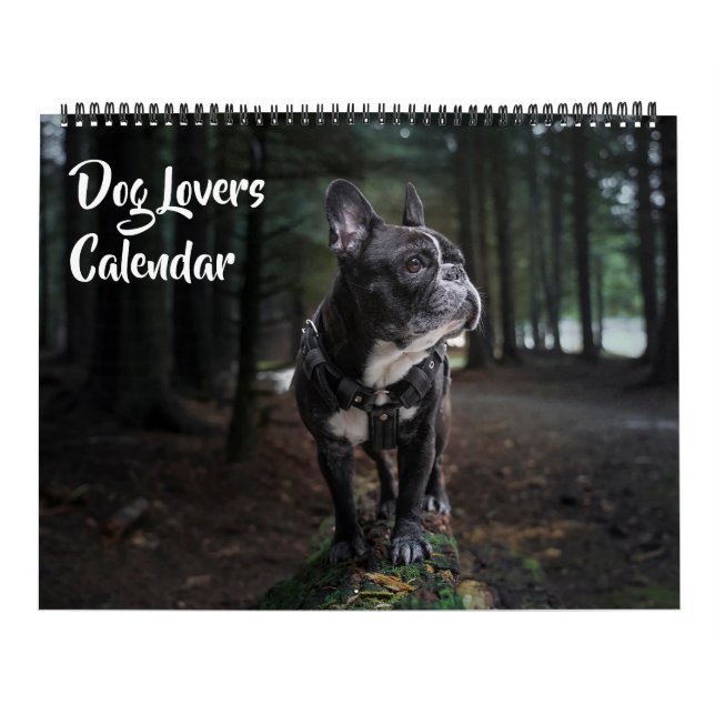 Calendario para Amantes de Perros Grandes (Tapa)