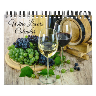Calendario para Amantes del Vino de Pequeño Tamaño