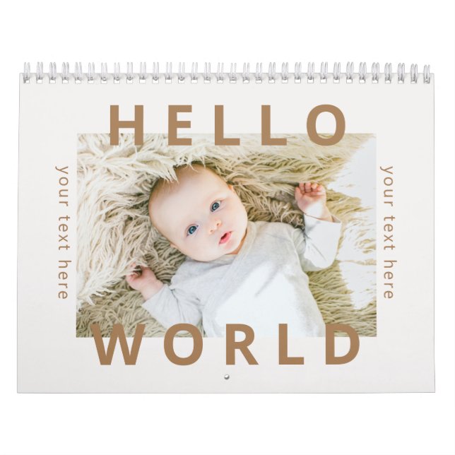 Calendario para bebés multifoto 2021 (Tapa)