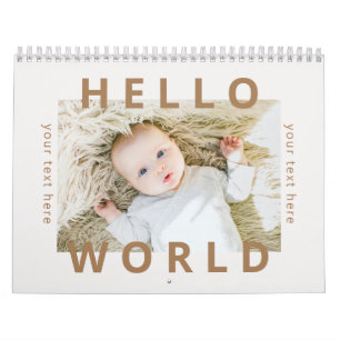 Calendario para bebés multifoto 2021