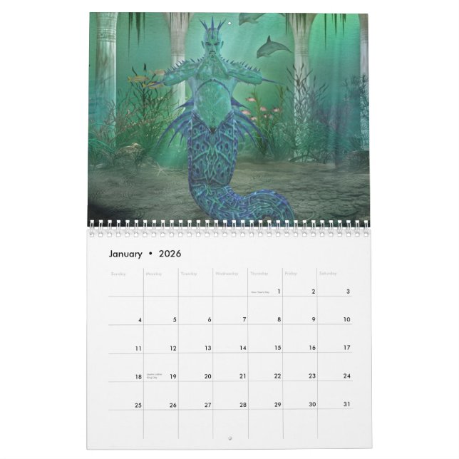 calendario para los amigos de la fantasía (Jan 2026)