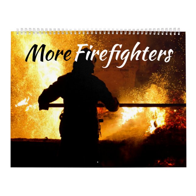Calendario para más bomberos y llamas (Tapa)