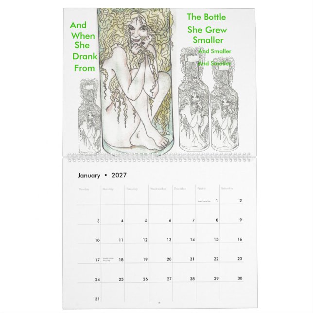 Calendario para mi hijo (Jan 2027)