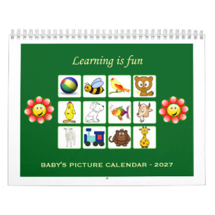 Calendario para niños 2027 (Imágenes)