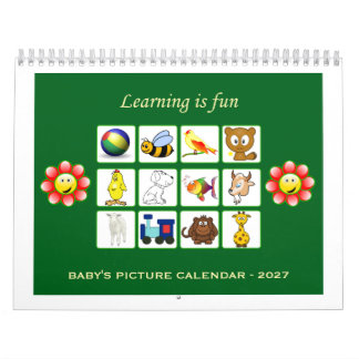 Calendario para niños 2027 (Imágenes)