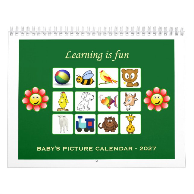 Calendario para niños 2027 (Imágenes) (Tapa)
