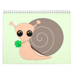 Calendario para niños con divertido diseño de pint