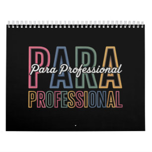Calendario Para Paraprofesional Paraeducador Primer Día de Re