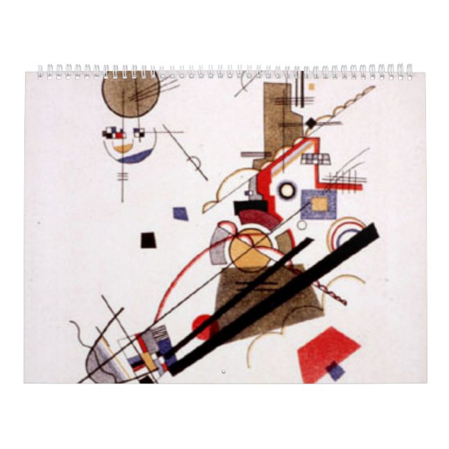 Calendario Parallel Diagonals Wassily Kandinsky (Tapa)