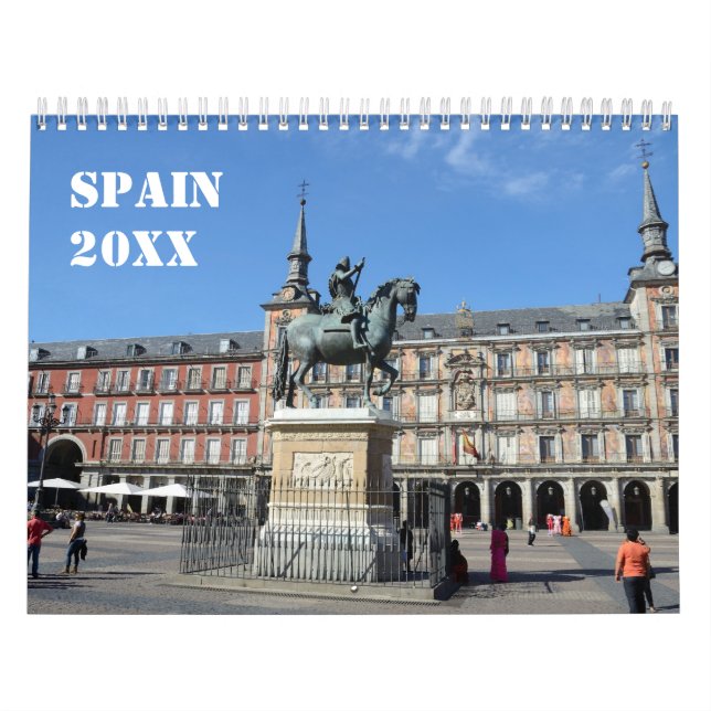 Calendario Pared de España de 12 meses (Tapa)