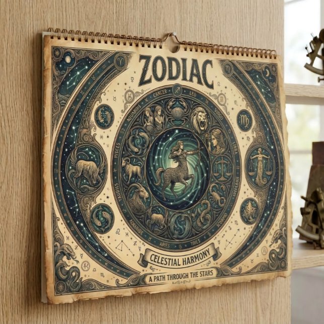 Calendario Pared del Zodiaco Celestial (Subido por el creador)