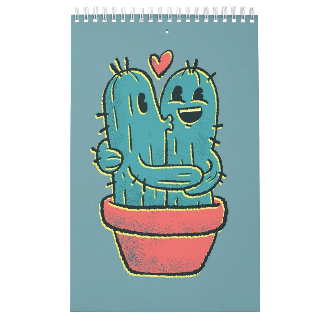 Calendario Pareja Cactus (Tapa)