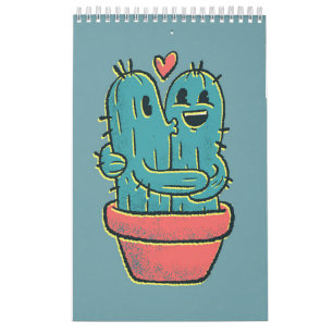 Calendario Pareja Cactus