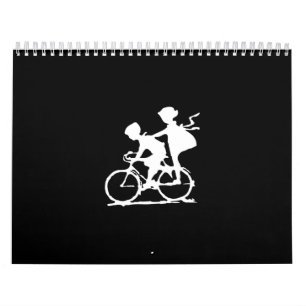 Calendario pareja de bicicletas