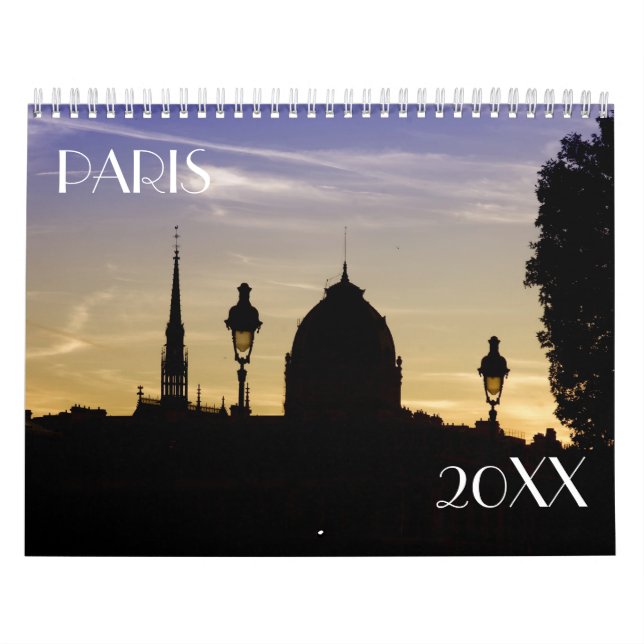 Calendario París, Francia (Tapa)