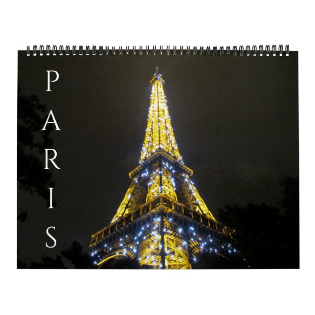 Calendario parís francia 2026 grande (Tapa)