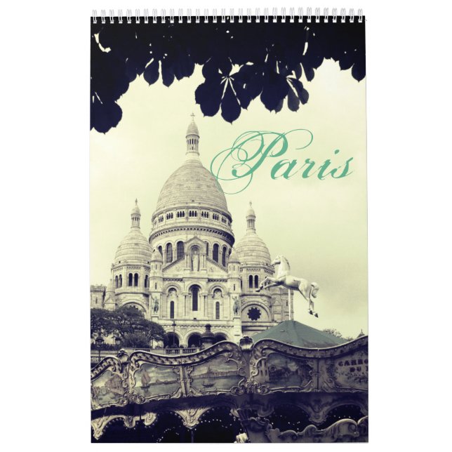 Calendario Paris Photography Montmartre Sacré-Coeur Fotokunst (Tapa)