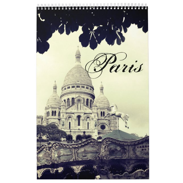 Calendario Paris Photography Montmartre Sacré-Coeur Fotokunst (Tapa)