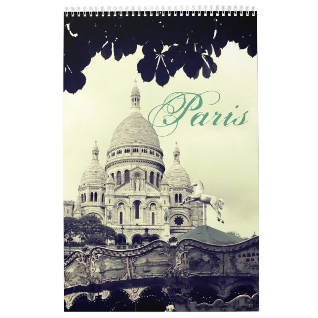 Calendario Paris Photography Montmartre Sacré-Coeur Fotokunst (Tapa)
