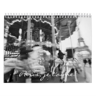 Calendario ¡París, t'aime del je!