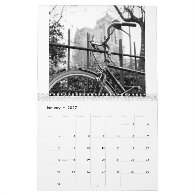 Calendario ¡París, t'aime del je! (Jan 2027)