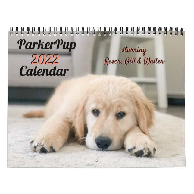 Calendario ParkerPup 2022 (Tapa)