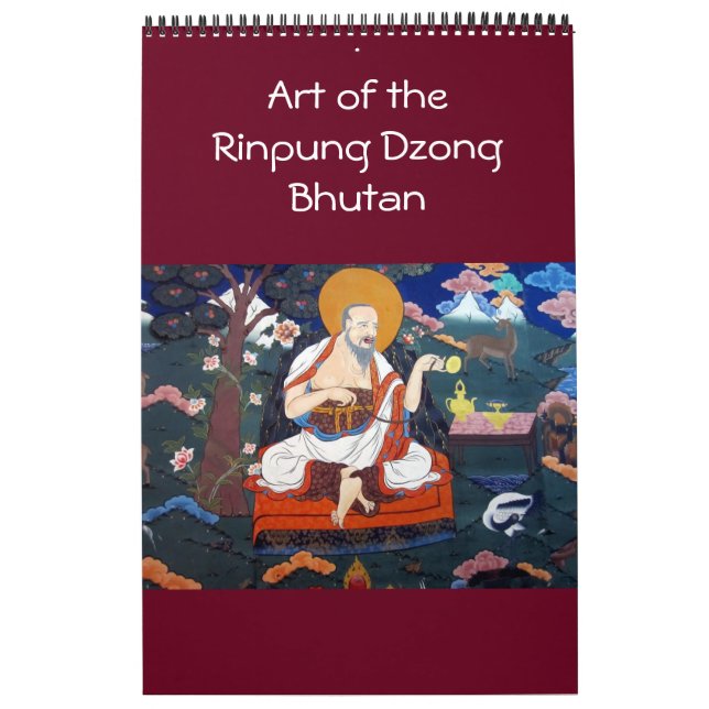 Calendario paro dzong bhutan art (Tapa)