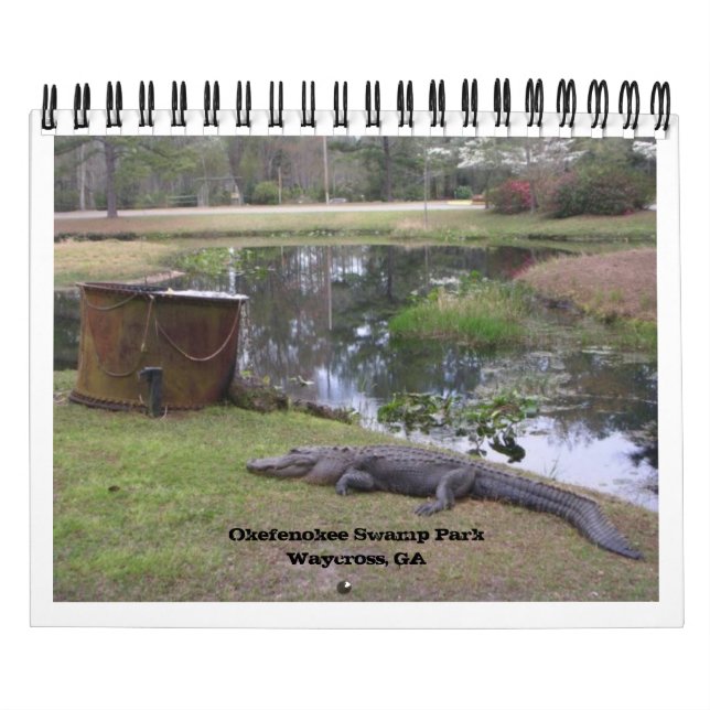 CALENDARIO "PARQUE DE NAVEGACIÓN OKEFENOKEE" (Tapa)