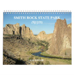 Calendario Parque Estatal Smith Rock Fotográfico