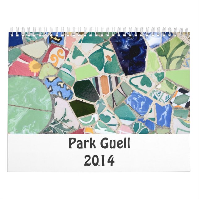 Calendario Parque Guell 2014 (Tapa)