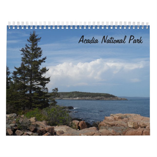 Calendario Parque nacional Acadia (Tapa)