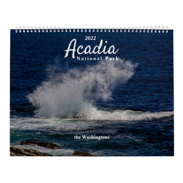 Calendario Parque nacional Acadia (Tapa)
